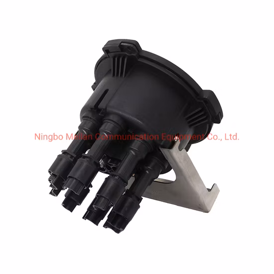 둥근 돔 유형 분야 사용 방수 연결관 8 핵심 광섬유 결합 마감